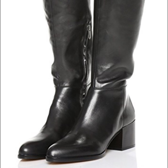 Sam Edelman Joelle Riding Boots Black Size 9.5 - Picture 6 of 8